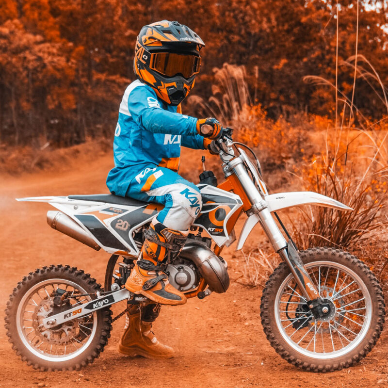 Motocross enfant 50cc 9.5cv KAYO KT50 14/12, Dirt Bike France - Photo N°4