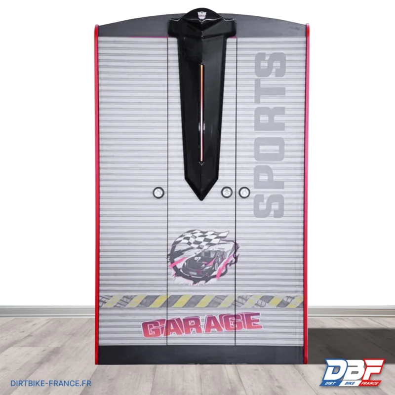 Armoire enfant 3 portes SPORT (MUS), Dirt Bike France - Photo N°3