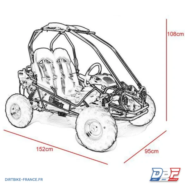 Buggy 160cc enfant 2 places, photo 7 sur Dirt Bike France