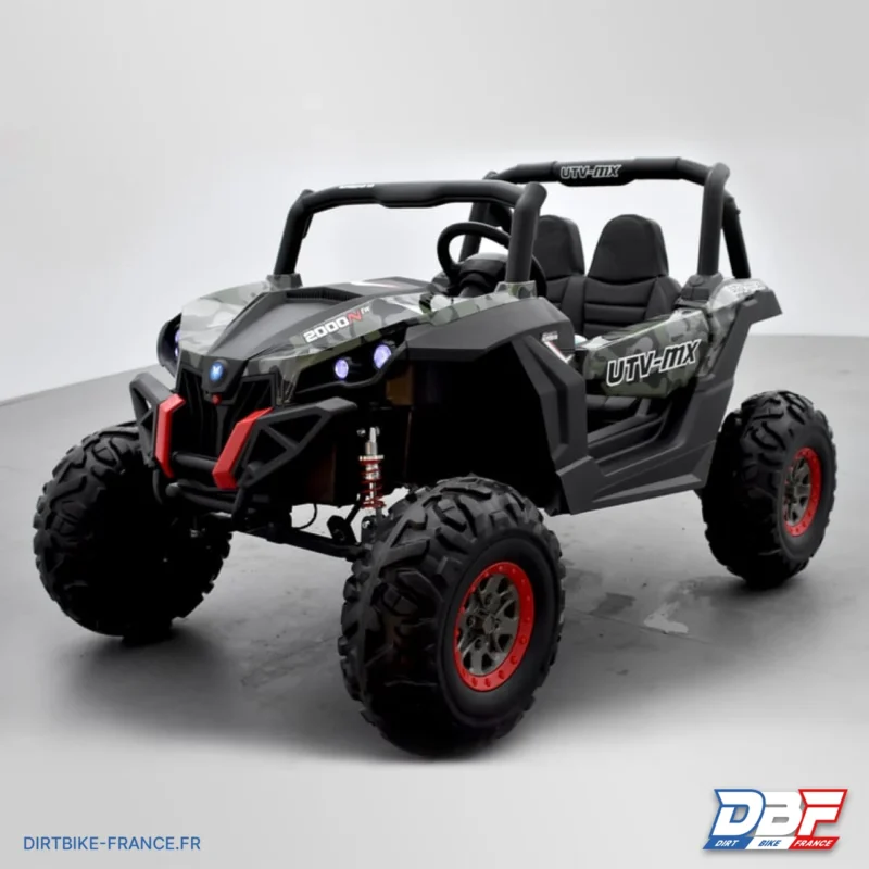 Buggy électrique enfant smx raptor 4wd Noir/Camo, Dirt Bike France - Photo N°2