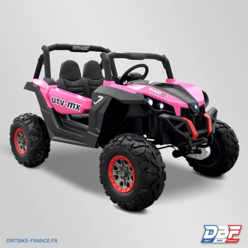 Buggy électrique enfant smx raptor 4wd Rose, Dirt Bike France - Photo N°1