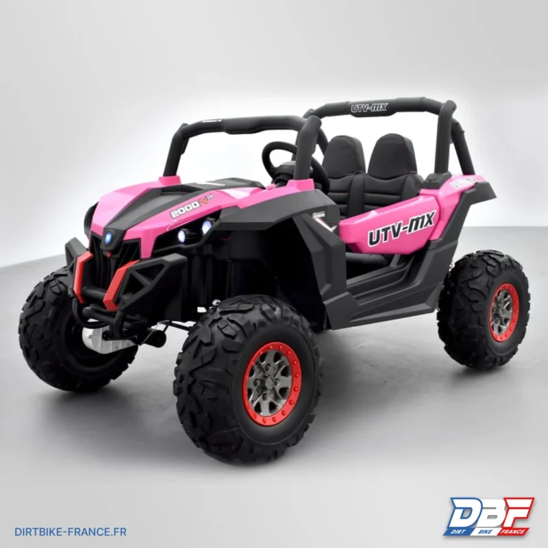 Buggy électrique enfant smx raptor 4wd Rose, Dirt Bike France - Photo N°2