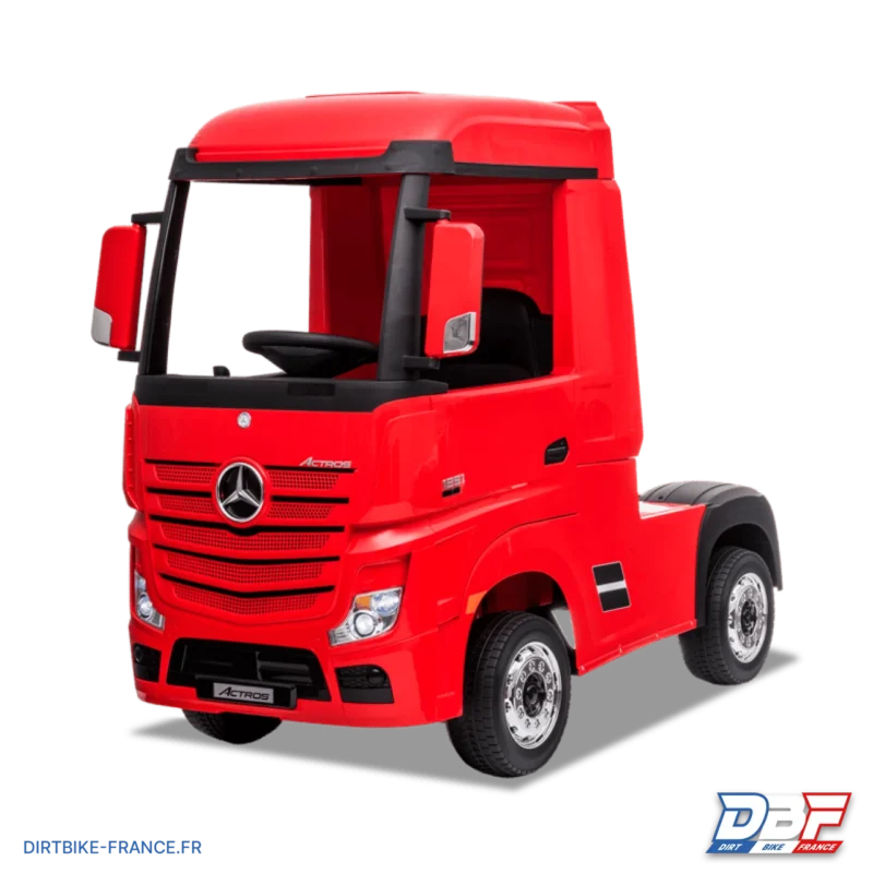 Camion électrique enfant mercedes actros Rouge, Dirt Bike France - Photo N°2