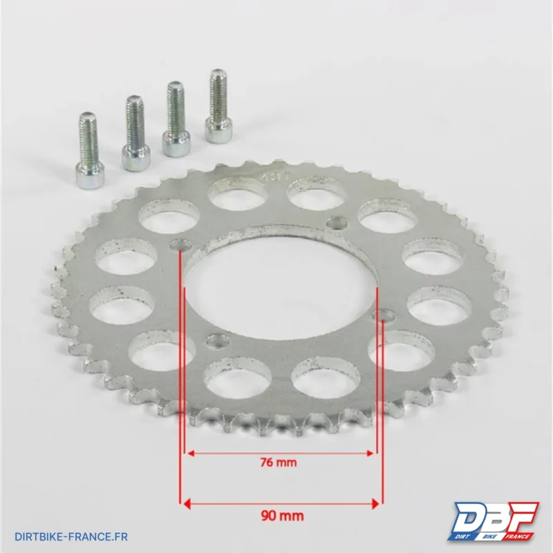 Couronne 420 43 dents, Dirt Bike France - Photo N°2