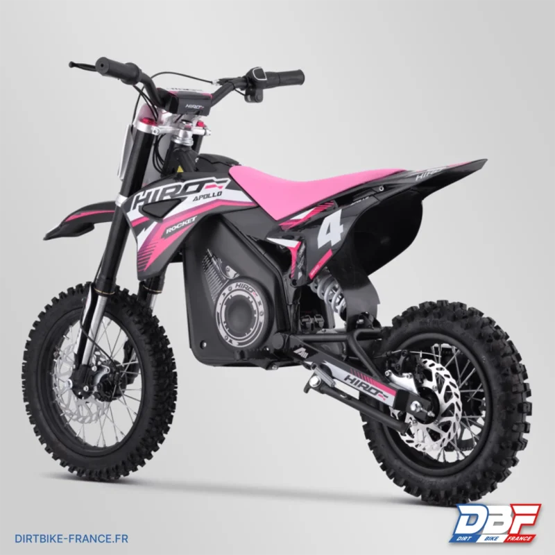 Dirt bike enfant électrique hiro rocket 1000w 2024 Rose, Dirt Bike France - Photo N°4