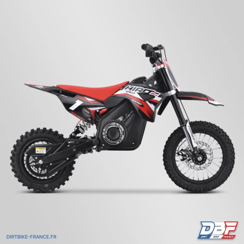 Dirt bike enfant électrique hiro rocket 1000w 2024 Rouge, Dirt Bike France - Photo N°5