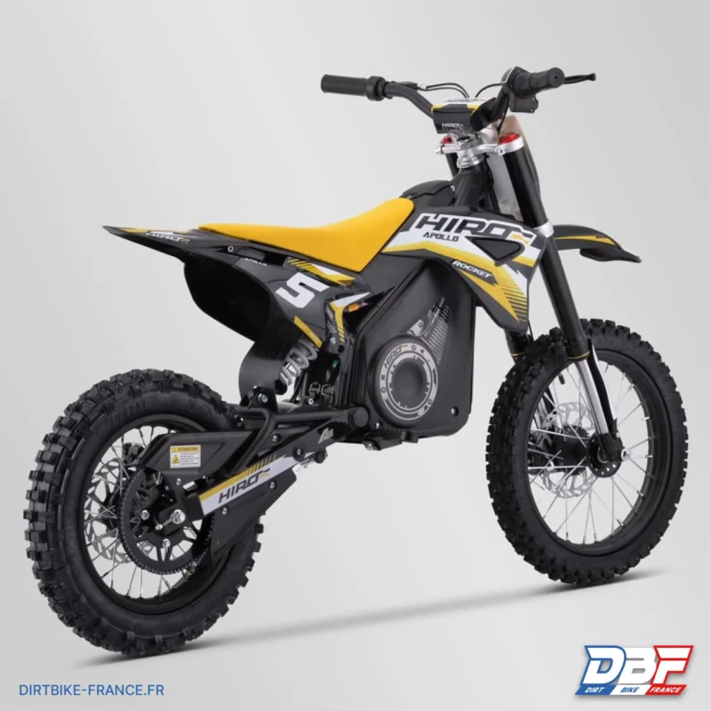 Dirt bike enfant électrique hiro rocket 1300w 2024 Jaune, Dirt Bike France - Photo N°3