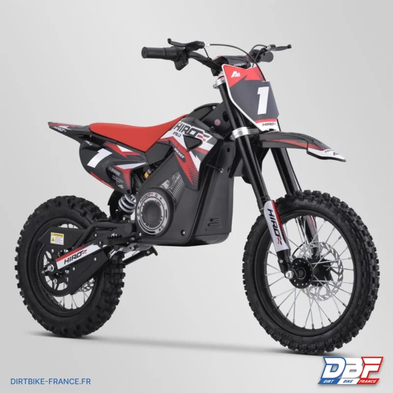 Dirt bike enfant électrique hiro rocket 1300w 2024 Rouge, Dirt Bike France - Photo N°1