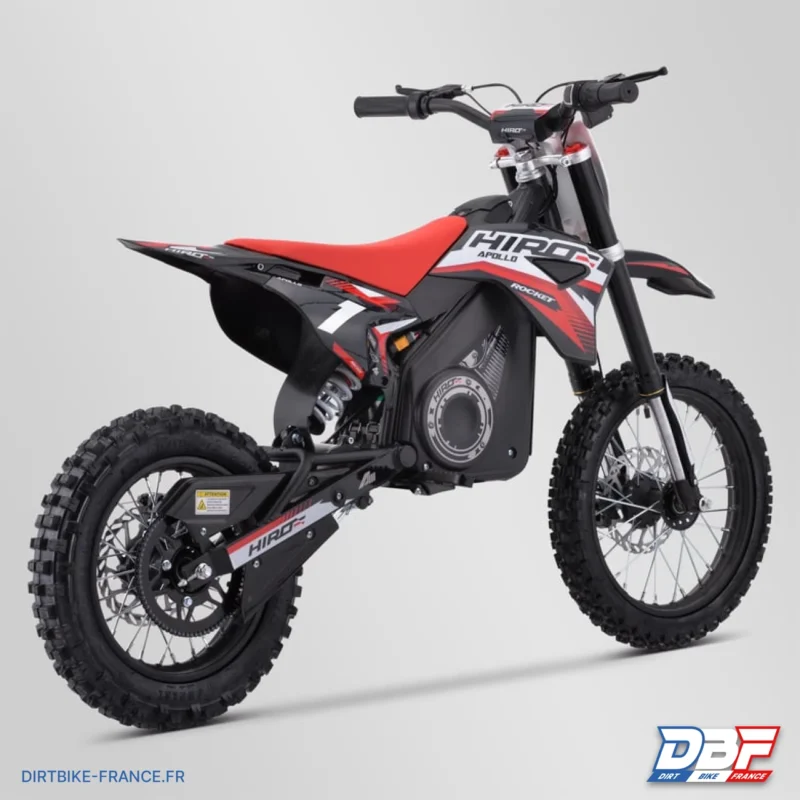 Dirt bike enfant électrique hiro rocket 1300w 2024 Rouge, Dirt Bike France - Photo N°3