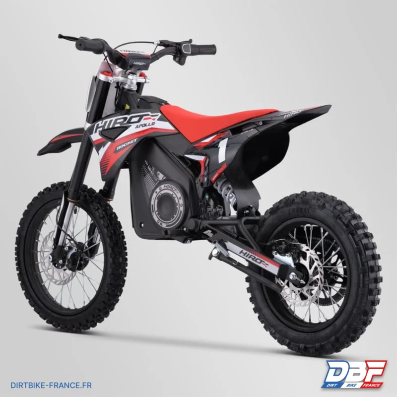 Dirt bike enfant électrique hiro rocket 1300w 2024 Rouge, Dirt Bike France - Photo N°4