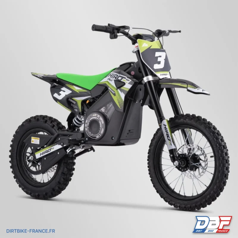 Dirt bike enfant électrique hiro rocket 1300w 2024 Vert, Dirt Bike France - Photo N°1