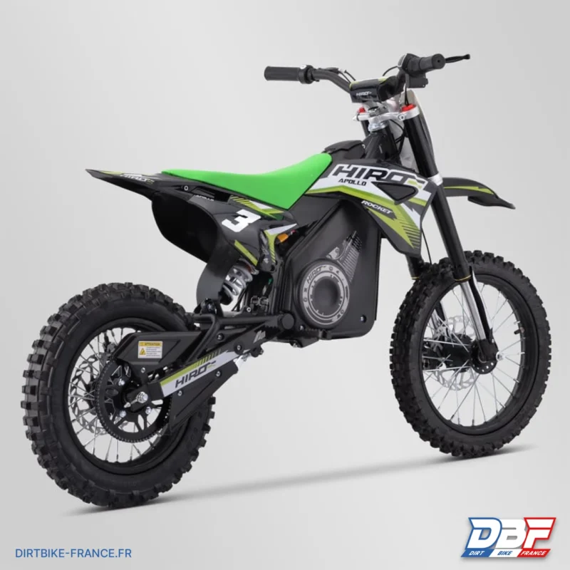 Dirt bike enfant électrique hiro rocket 1300w 2024 Vert, Dirt Bike France - Photo N°3