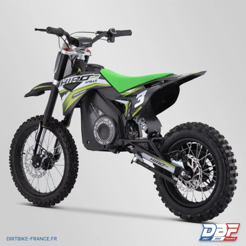 Dirt bike enfant électrique hiro rocket 1300w 2024 Vert, Dirt Bike France - Photo N°4