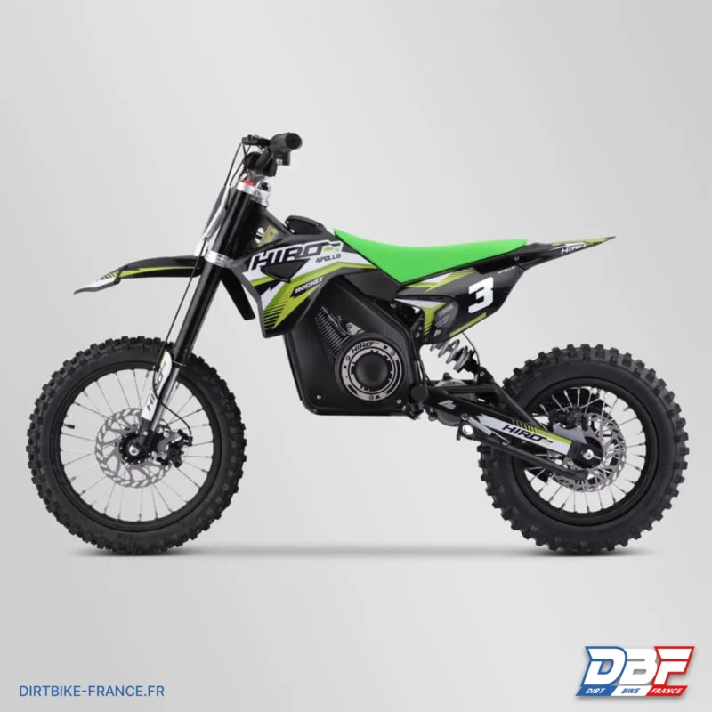 Dirt bike enfant électrique hiro rocket 1300w 2024 Vert, Dirt Bike France - Photo N°6