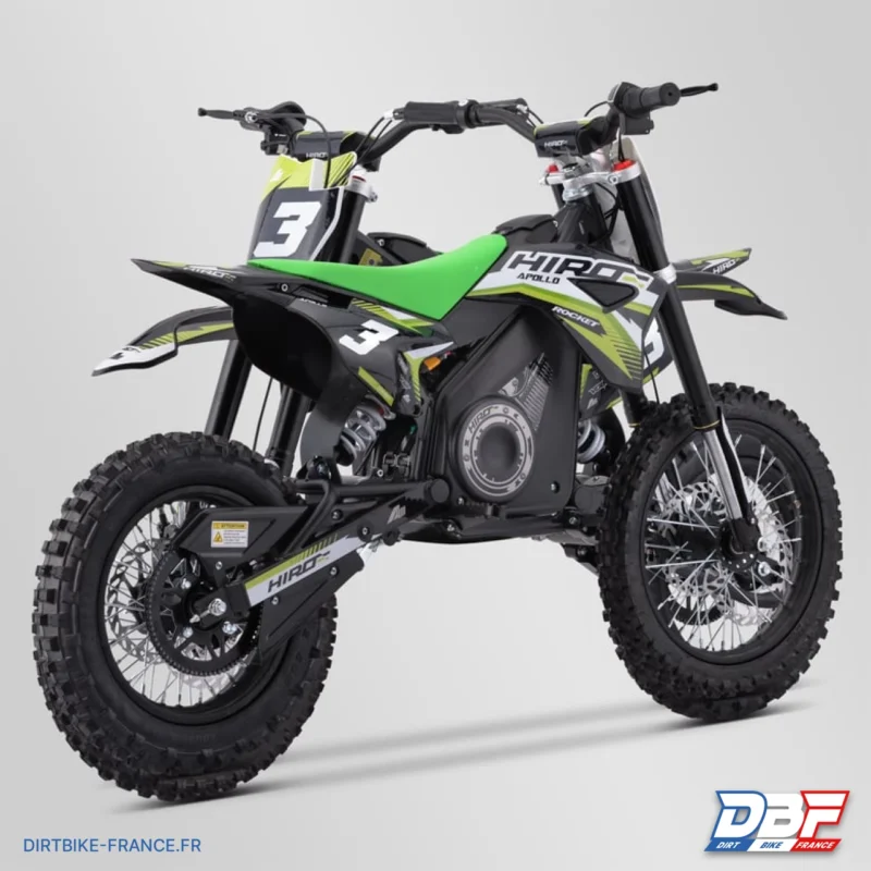 Dirt bike enfant électrique hiro rocket 1300w 2024 Vert, Dirt Bike France - Photo N°9