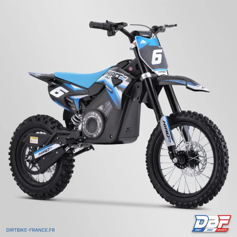 Dirt bike enfant électrique hiro rocket 1300w Bleu, Dirt Bike France - Photo N°1