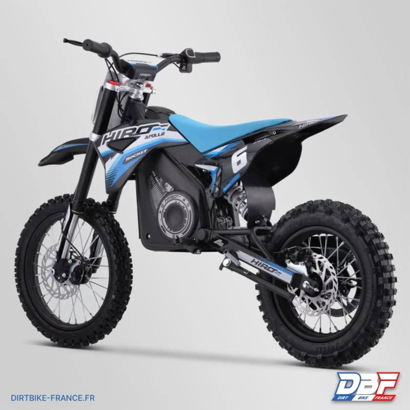 Dirt bike enfant électrique hiro rocket 1300w Bleu, Dirt Bike France - Photo N°4