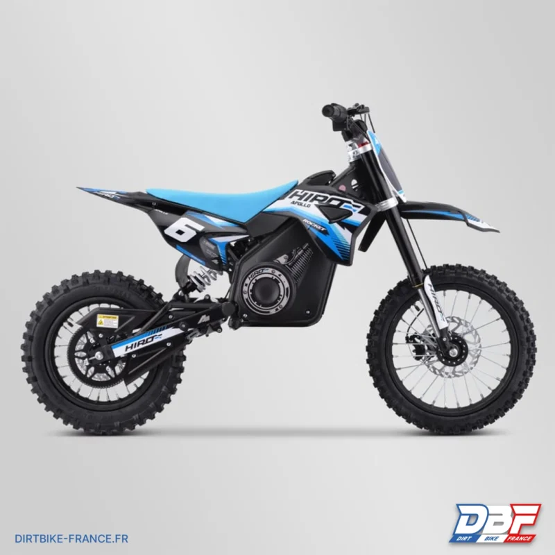 Dirt bike enfant électrique hiro rocket 1300w Bleu, Dirt Bike France - Photo N°5