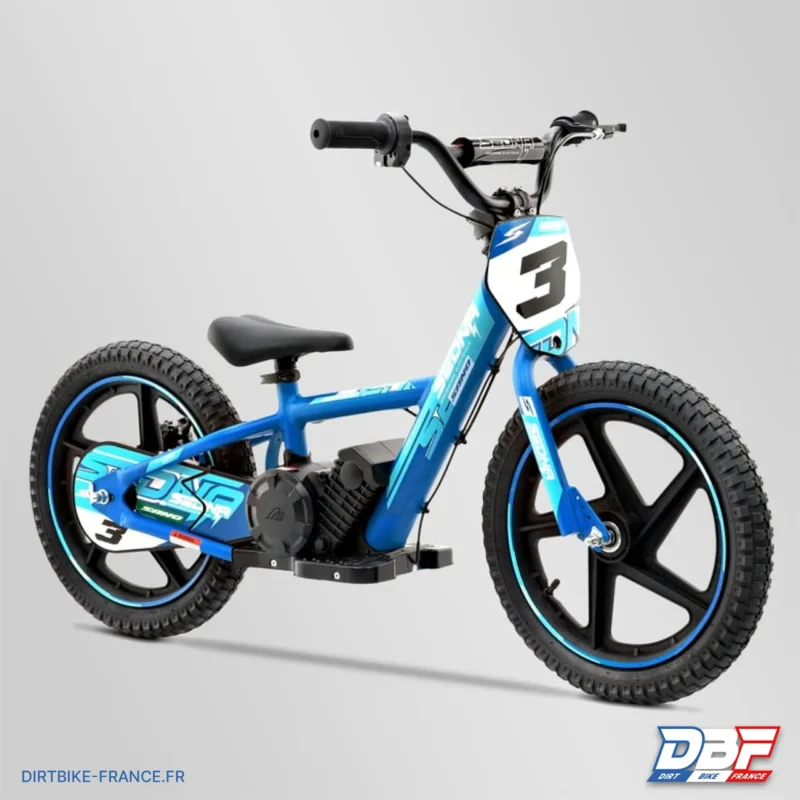 Draisienne électrique sano sedna race 16″ plus Bleu, Dirt Bike France - Photo N°1