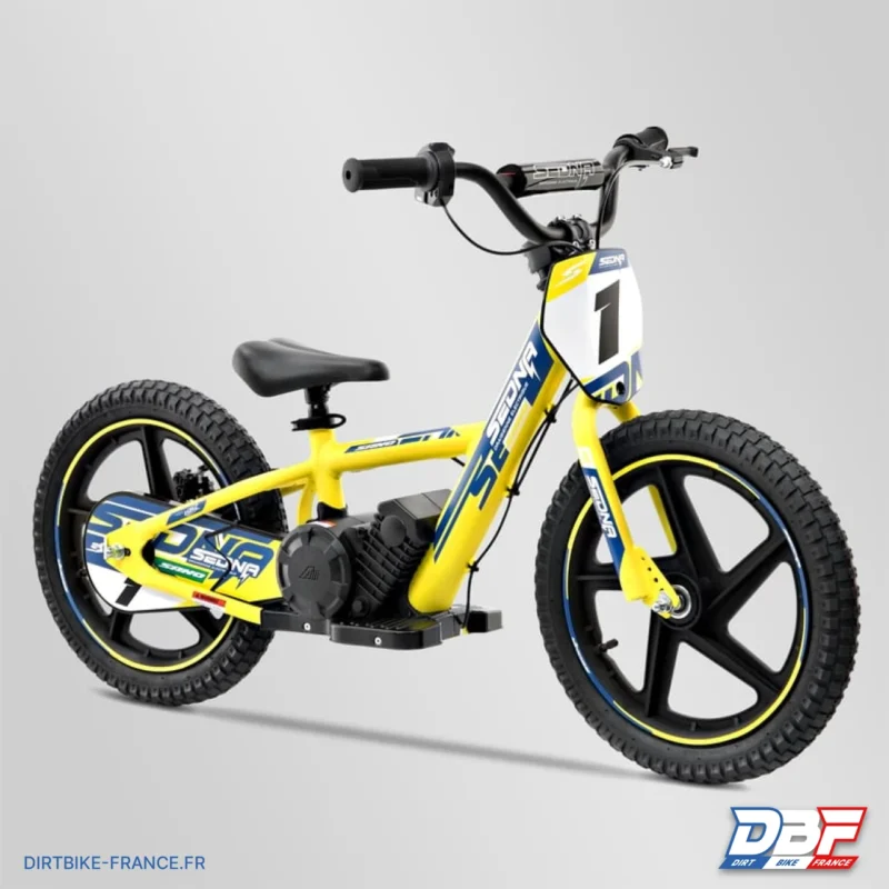 Draisienne électrique sano sedna race 16″ plus Jaune, Dirt Bike France - Photo N°1