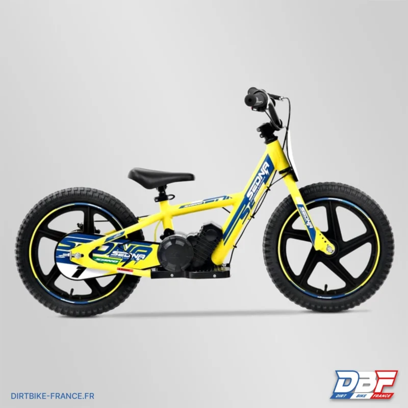 Draisienne électrique sano sedna race 16″ plus Jaune, Dirt Bike France - Photo N°2