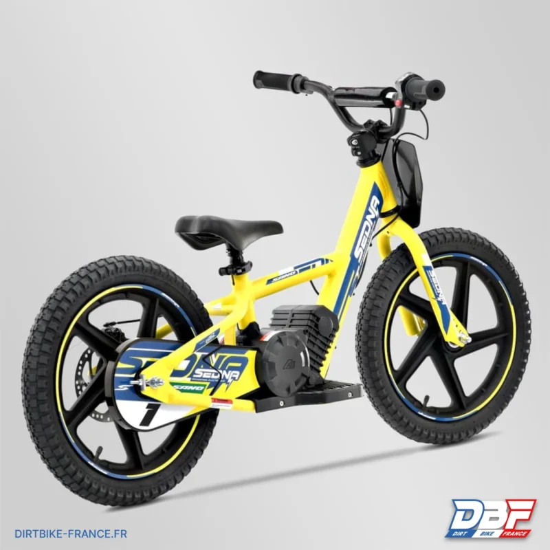 Draisienne électrique sano sedna race 16″ plus Jaune, Dirt Bike France - Photo N°3