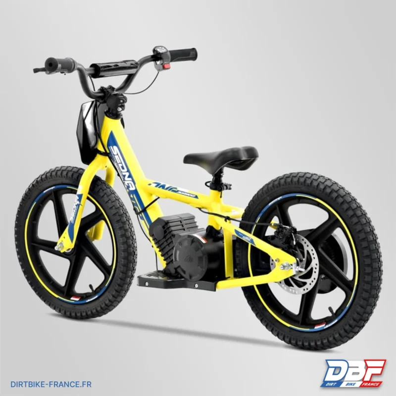 Draisienne électrique sano sedna race 16″ plus Jaune, Dirt Bike France - Photo N°4