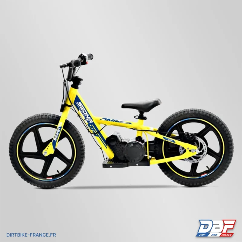 Draisienne électrique sano sedna race 16″ plus Jaune, Dirt Bike France - Photo N°5