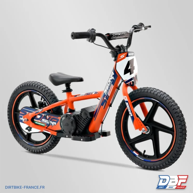 Draisienne électrique sano sedna race 16″ plus Orange, Dirt Bike France - Photo N°1
