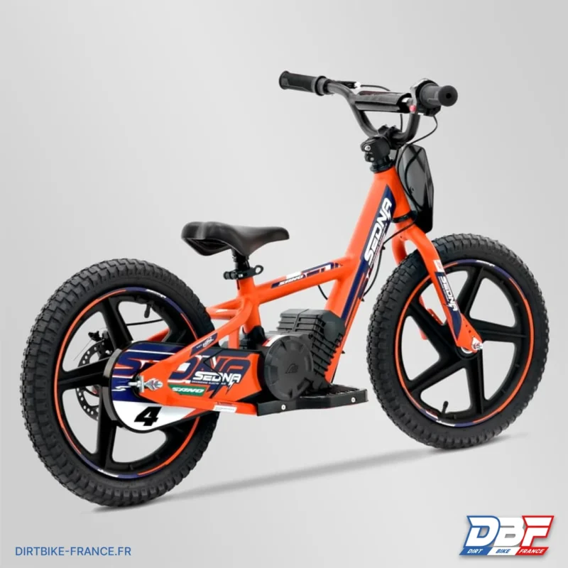 Draisienne électrique sano sedna race 16″ plus Orange, Dirt Bike France - Photo N°3