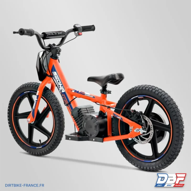 Draisienne électrique sano sedna race 16″ plus Orange, Dirt Bike France - Photo N°4
