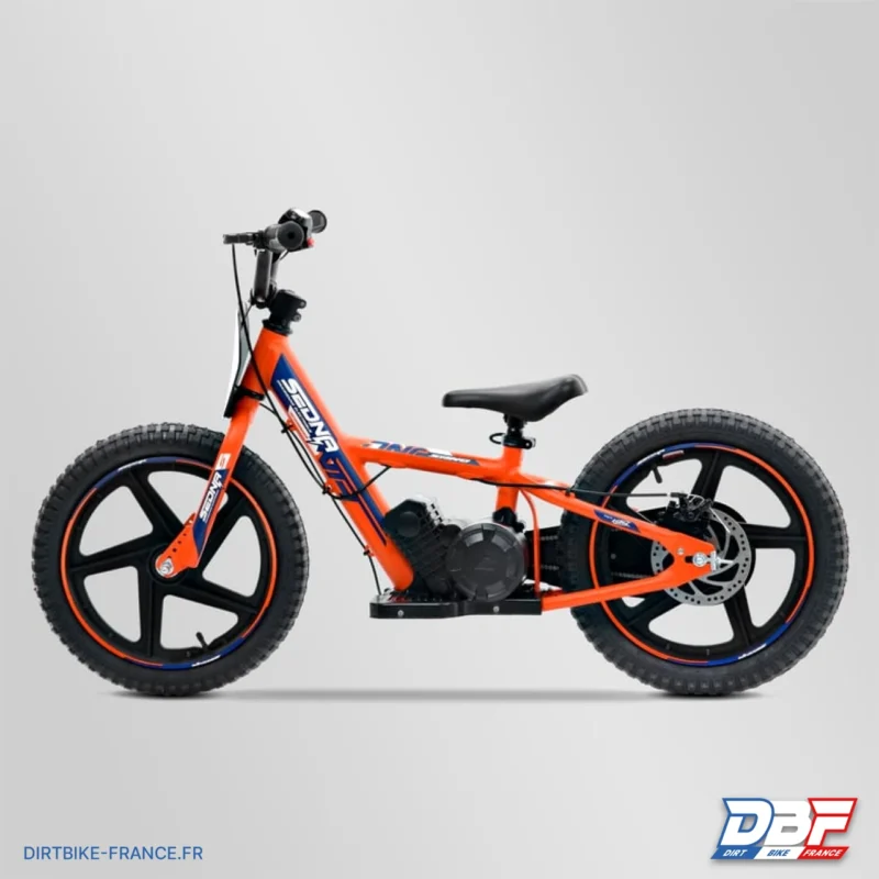 Draisienne électrique sano sedna race 16″ plus Orange, Dirt Bike France - Photo N°5