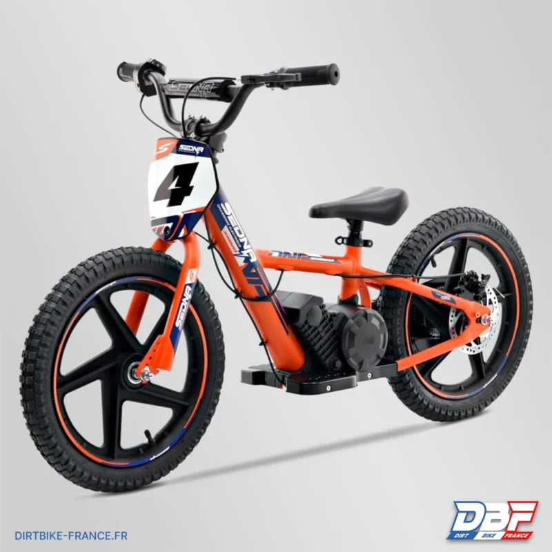 Draisienne électrique sano sedna race 16″ plus Orange, Dirt Bike France - Photo N°6