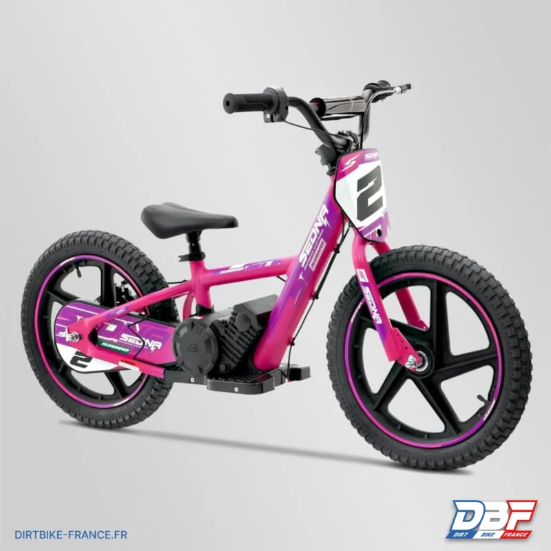 Draisienne électrique sano sedna race 16″ plus Rose, Dirt Bike France - Photo N°1