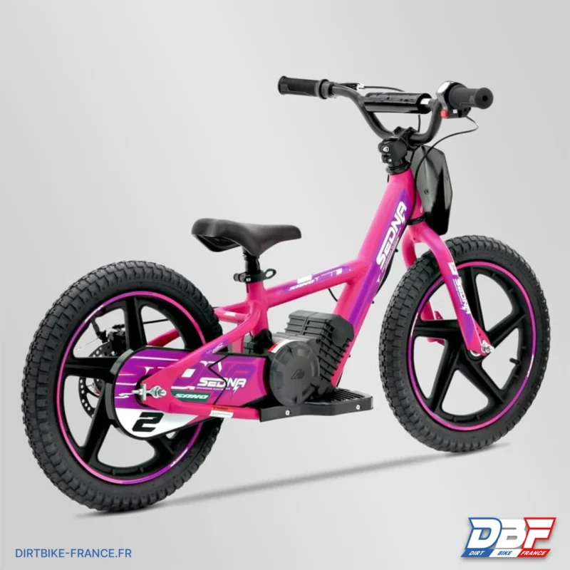 Draisienne électrique sano sedna race 16″ plus Rose, Dirt Bike France - Photo N°3