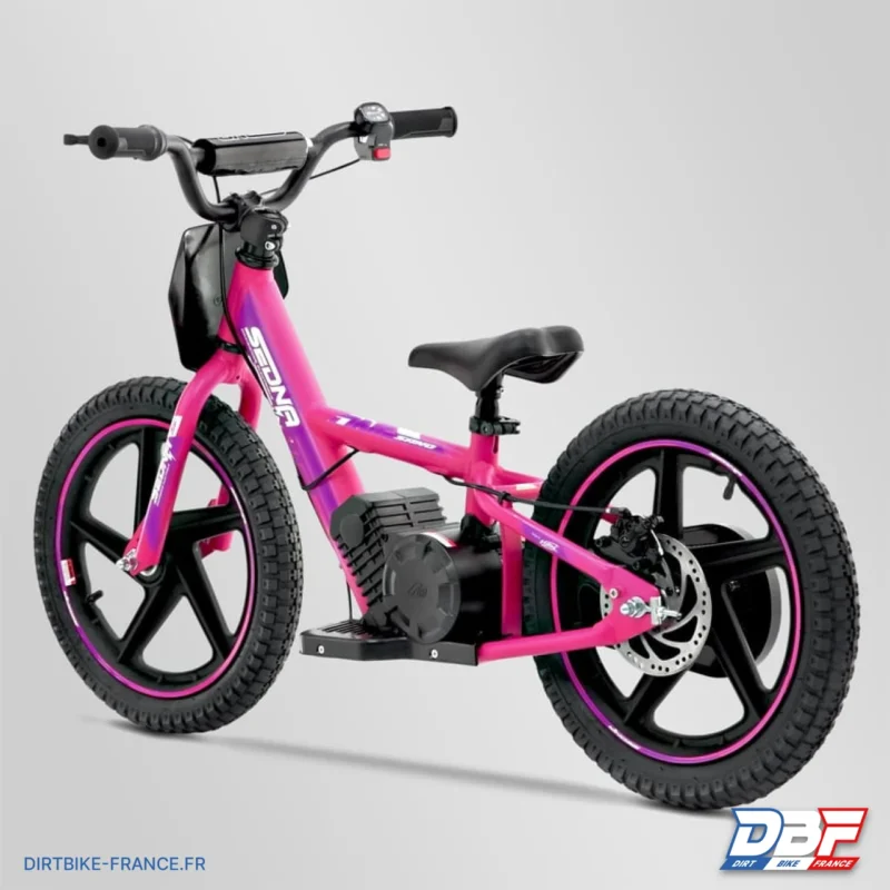 Draisienne électrique sano sedna race 16″ plus Rose, Dirt Bike France - Photo N°4