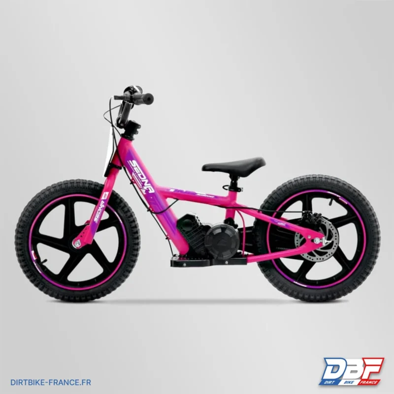 Draisienne électrique sano sedna race 16″ plus Rose, Dirt Bike France - Photo N°5