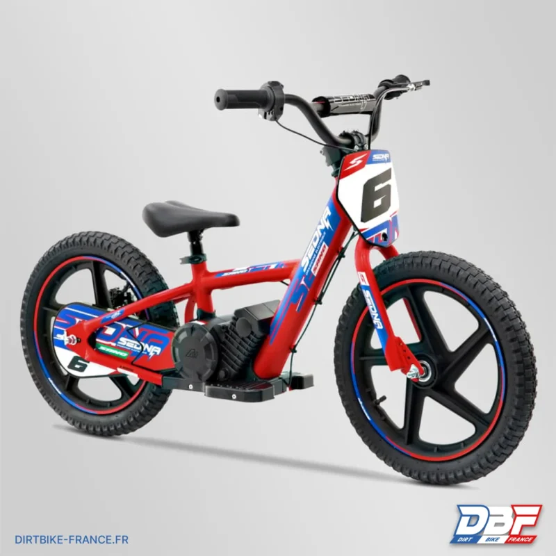 Draisienne électrique sano sedna race 16″ plus Rouge, Dirt Bike France - Photo N°1