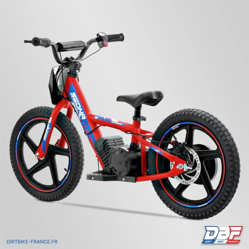 Draisienne électrique sano sedna race 16″ plus Rouge, Dirt Bike France - Photo N°4