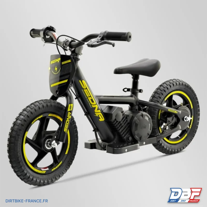 Draisienne électrique sano sedna shadow 12″ Jaune, Dirt Bike France - Photo N°6