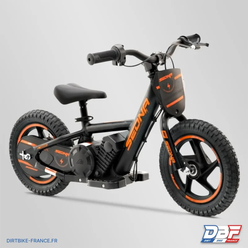 Draisienne électrique sano sedna shadow 12″ Orange, Dirt Bike France - Photo N°1