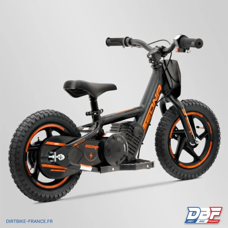 Draisienne électrique sano sedna shadow 12″ Orange, Dirt Bike France - Photo N°3