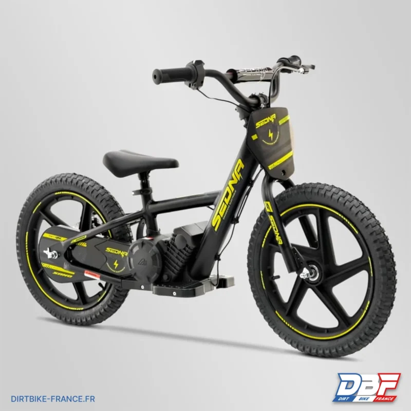 Draisienne électrique sano sedna shadow 16″ plus Jaune, Dirt Bike France - Photo N°1