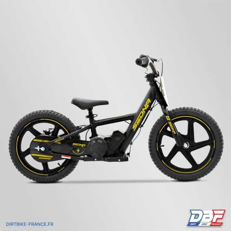 Draisienne électrique sano sedna shadow 16″ plus Jaune, Dirt Bike France - Photo N°2