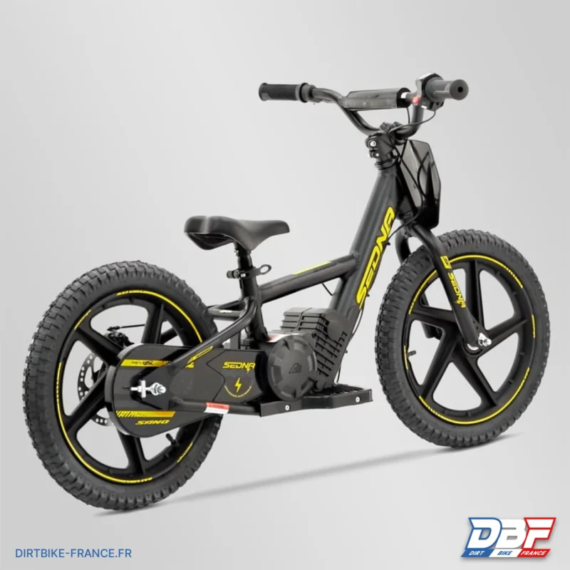 Draisienne électrique sano sedna shadow 16″ plus Jaune, Dirt Bike France - Photo N°3