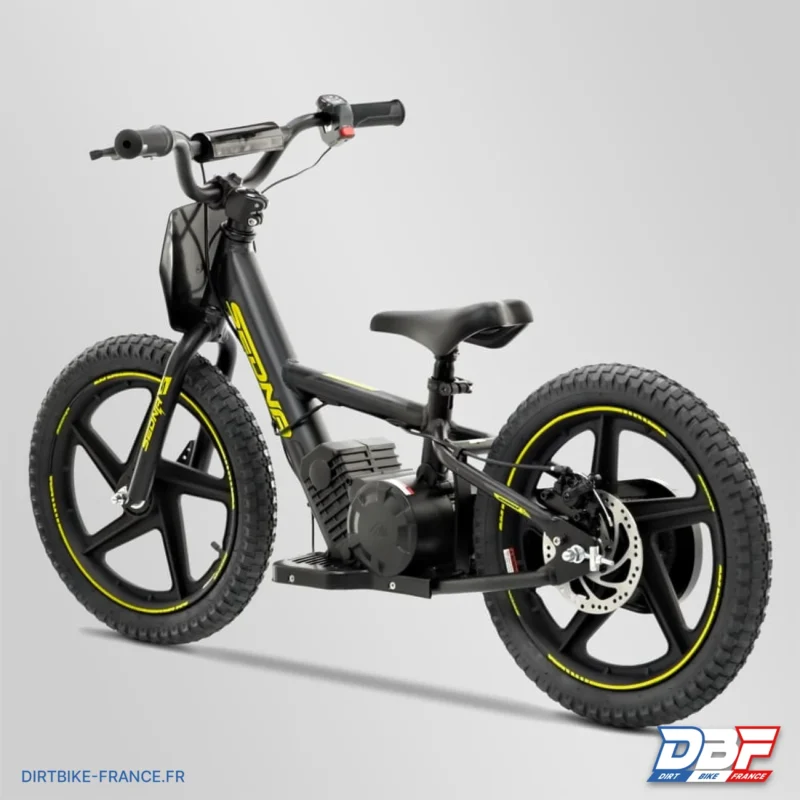 Draisienne électrique sano sedna shadow 16″ plus Jaune, Dirt Bike France - Photo N°4