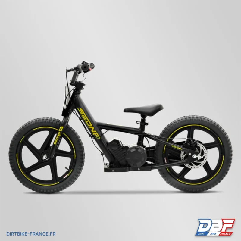 Draisienne électrique sano sedna shadow 16″ plus Jaune, Dirt Bike France - Photo N°5