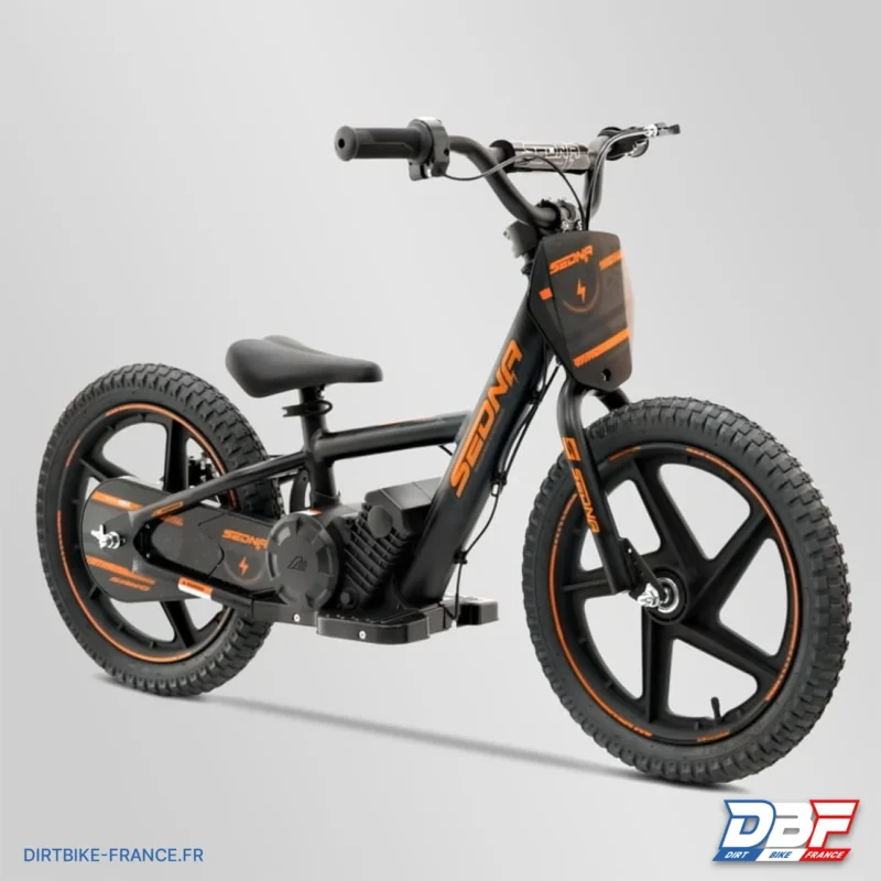 Draisienne électrique sano sedna shadow 16″ plus Orange, Dirt Bike France - Photo N°1