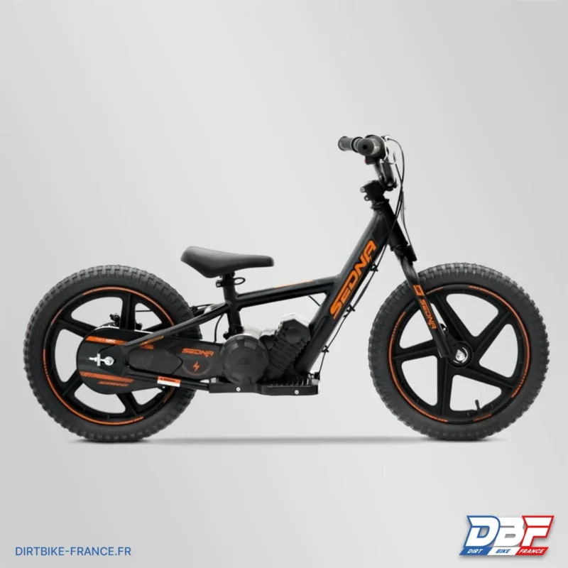 Draisienne électrique sano sedna shadow 16″ plus Orange, Dirt Bike France - Photo N°2