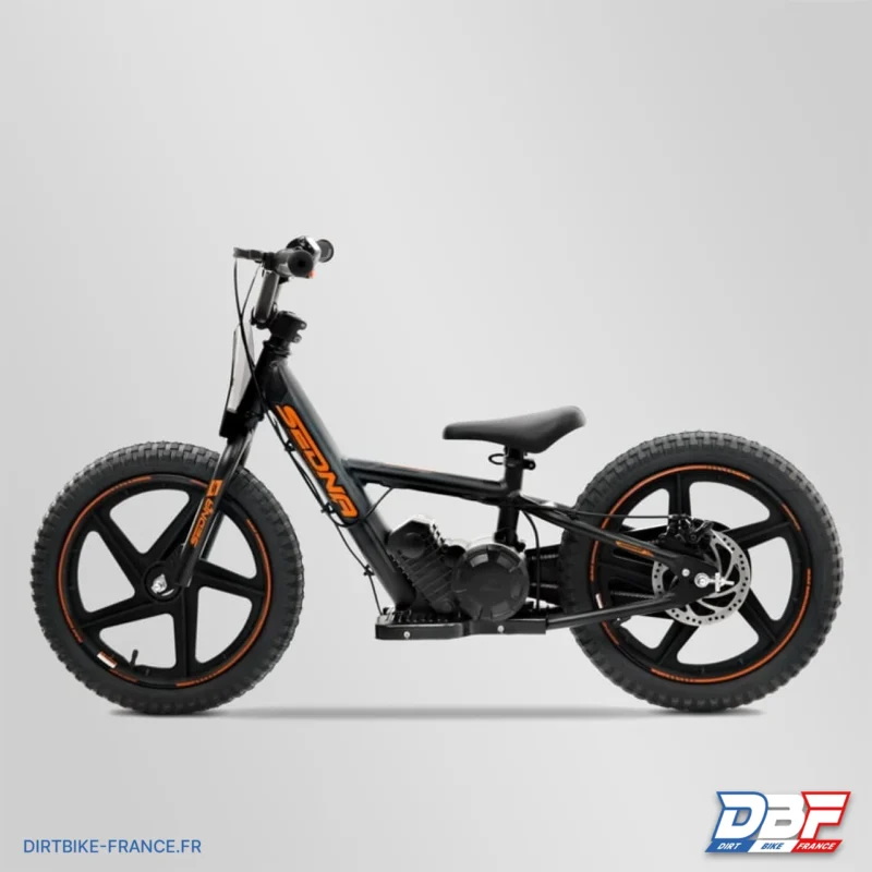 Draisienne électrique sano sedna shadow 16″ plus Orange, Dirt Bike France - Photo N°5